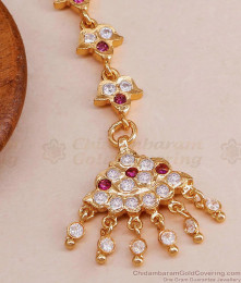 Beautiful 5 Metal Maang Tikka Light Weight Jewelry Designs Online NCHT414
