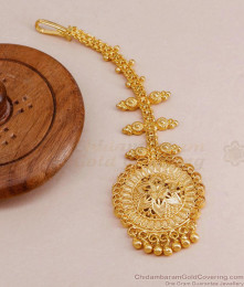 New Arrival 22Kt Maang Tikka Design For Women Wedding NCHT418