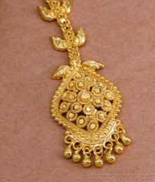 Plain One Gram Gold Nethichutti Design For Women Fashion NCHT423 Plain One Gram Gold Nethichutti Design For Women Fashion NCHT423