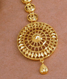 New Arrival Light Weight Gold Imitation Maang Tikka Designs NCHT425 New Arrival Light Weight Gold Imitation Maang Tikka Designs NCHT425