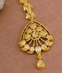 Bollywood Fashion Micro Gold Plated Maang Tikka Bridal Design NCHT429