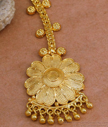 Pure One Gram Gold Nethichutti Floral Design For Women NCHT431