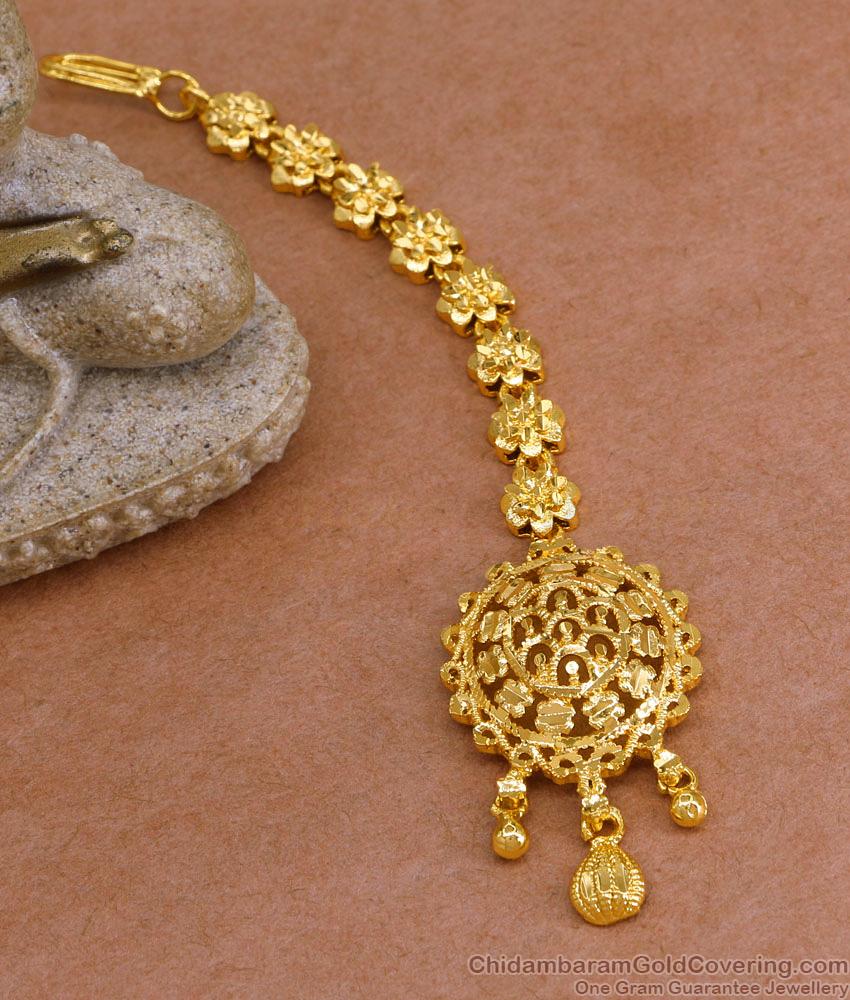 High Quality Gold Plated Designer Nethichutti Bollywood Design NCHT434 High Quality Gold Plated Designer Nethichutti Bollywood Design NCHT434