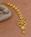 Stylish Plain Gold Plated Nethichutti Bridal Design Shop Online NCHT437