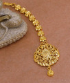 Real Gold Design Floral Maang Tikka Design For Women Wedding NCHT438