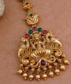 Latest Lakshmi Peacock Antique Nethichutti Kemp Stone Temple Jewelry NCHT452 Latest Lakshmi Peacock Antique Nethichutti Kemp Stone Temple Jewelry NCHT452