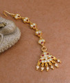 Simple Gold Design Impon Stone Maang Tikka Collections Online NCHT454 Simple Gold Design Impon Stone Maang Tikka Collections Online NCHT454