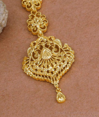 Plain Gold Imitation Light Weight Nethichutti Collections Shop Online NCHT470