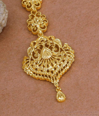 Plain Gold Imitation Light Weight Nethichutti Collections Shop Online NCHT470