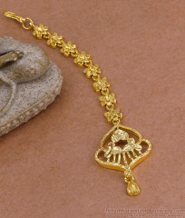 High Quality Gold Plated Maang Tikka For Women Wedding Online NCHT471