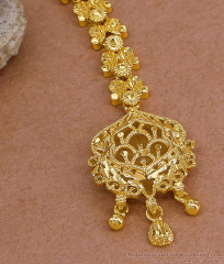 Traditional Gold Plated Maang Tikka 1 Gram Bridal Wear NCHT472