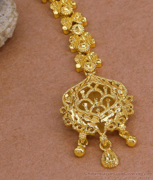 Traditional Gold Plated Maang Tikka 1 Gram Bridal Wear NCHT472