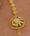 Latest One Gram Gold  Bridal Nethichutti Flower Design Online NCHT476