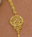 Elegant 22K Gold Finish South Indian Bridal Nethichutti NCHT477 Elegant 22K Gold Finish South Indian Bridal Nethichutti NCHT477