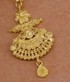 Classic Micro Gold Plated Short Nethichutti For Brides NCHT480 Classic Micro Gold Plated Short Nethichutti For Brides NCHT480