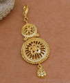 Premium Quality 1 Gram Gold Short Tikka Flower Design NCHT481