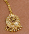Beautiful Heart Design Gold Imitation Plain Nethichutti Online NCHT486