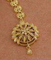 New Model Plain Gold Imitation Maang Tikka Bridal Jewelry NCHT492 New Model Plain Gold Imitation Maang Tikka Bridal Jewelry NCHT492