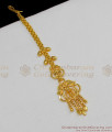 Leaf Heartin Design Full Gold Finish Papidi Billa Hair Ornament Pattern NCHT74