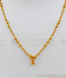 Small Ball Design Gold Plated Short Chain For Daily Wear CHNS1061 Small Ball Design Gold Plated Short Chain For Daily Wear CHNS1061
