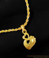 Double Heart Valentine Special Pendant for Girls SMDR194