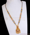 Buy Traditional Black Beaded Gold Plated Mangalsutra With Ad Stone Dollar SMDR2002