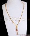 Buy Ruby White Ad Stone Gold Imitation Pendant Chain Online SMDR2009