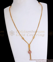 Buy Ruby White Ad Stone Gold Imitation Pendant Chain Online SMDR2009 Buy Ruby White Ad Stone Gold Imitation Pendant Chain Online SMDR2009