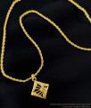 College Wear Daily Use Gold Tone Pendant for Girls SMDR202