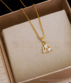 Uncut White Diamonds Gold Imitation Pendant Chains Shop Online SMDR2033