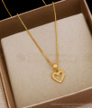 Small Gold Imitation Pendant Chain Heart Gift For Valentine SMDR2038