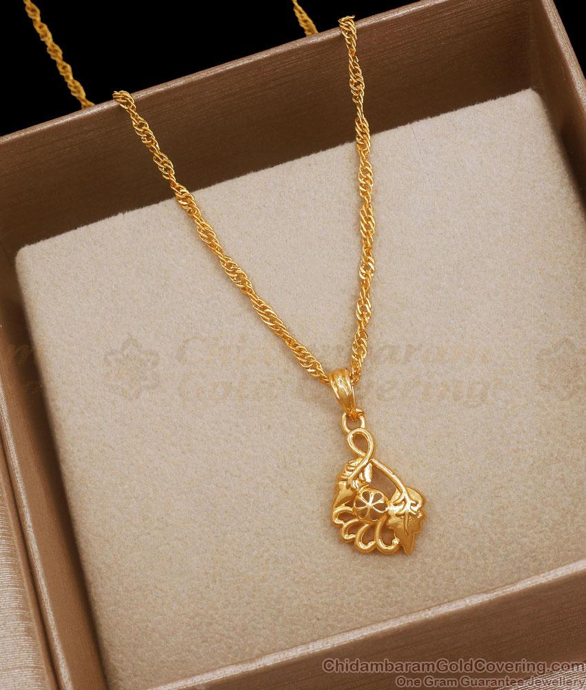 24K Gold Charm Pendant With Chains Collections SMDR2039