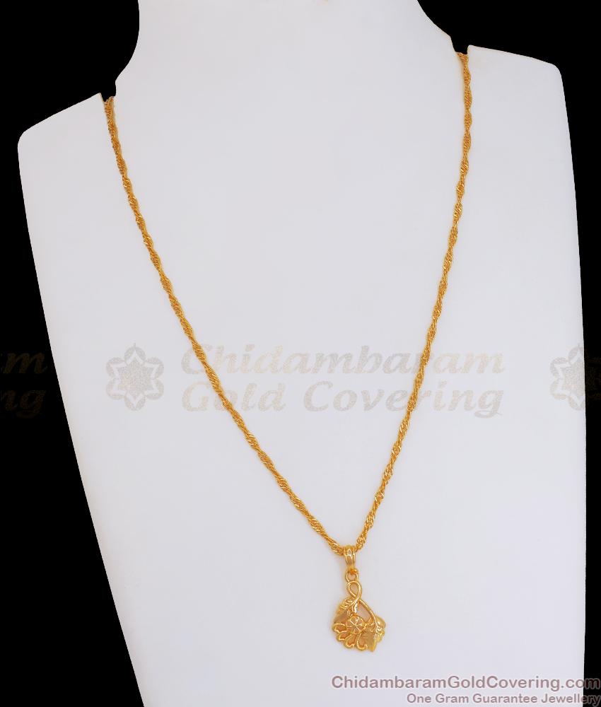 24K Gold Charm Pendant With Chains Collections SMDR2039