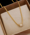 Single Full White Ball Gold Imitation Pendant Chain Collections SMDR2050