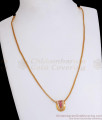 Unique Regular Wear Gold Plated Pendant Chain Collections Shop Online SMDR2052