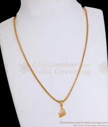 Daily Wear Gold Plated Pendant Chain Shop Online SMDR2059