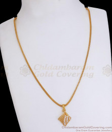 New Fashion Gold Plated Pendant Chain White Ad Stone Collections SMDR2061