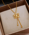 Beautiful Butterfly Gold Plated Small Dollar Chain Designs SMDR2067