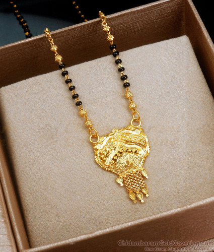 Bollywood Fashion Gold Plated Manglasutra Thali Chain Shop Online