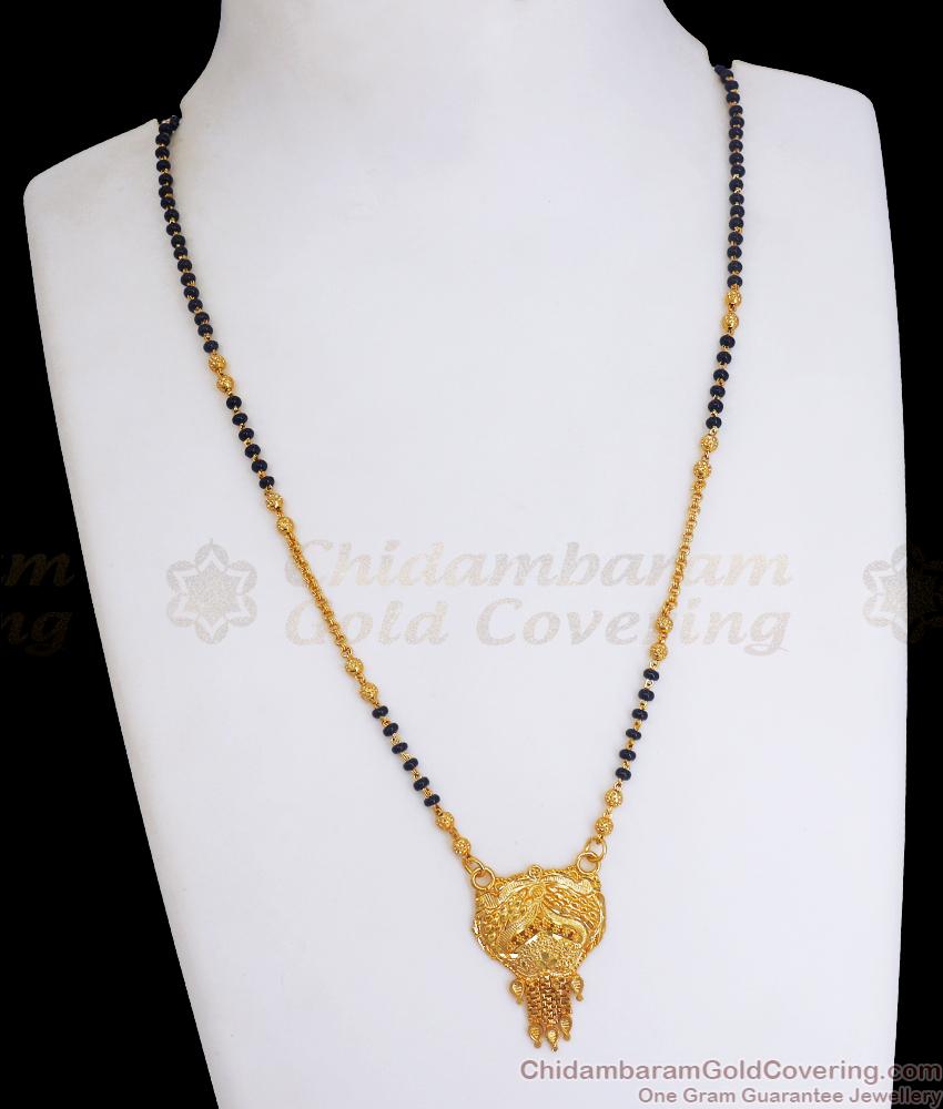 Bollywood Fashion Gold Plated Manglasutra Thali Chain Shop Online SMDR2076