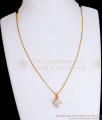 Light Weight Gold Plated Pendant Chain White Stone Designs Shop Online SMDR2089 Light Weight Gold Plated Pendant Chain White Stone Designs Shop Online SMDR2089