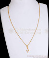 Unique 1 Gram Gold Pendant Chain Daily Wear Collections SMDR2093