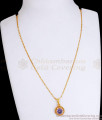 Uncut Amethyst Stone Gold Plated Pendant Chain Shop Online SMDR2101