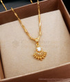 Regular Use Small 1 Gram Gold Pendant Chain Shop Online SMDR2120