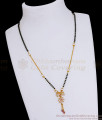 White Pearls Gold Plated Mangalsutra Short Pendant Chain Shop Online SMDR2127