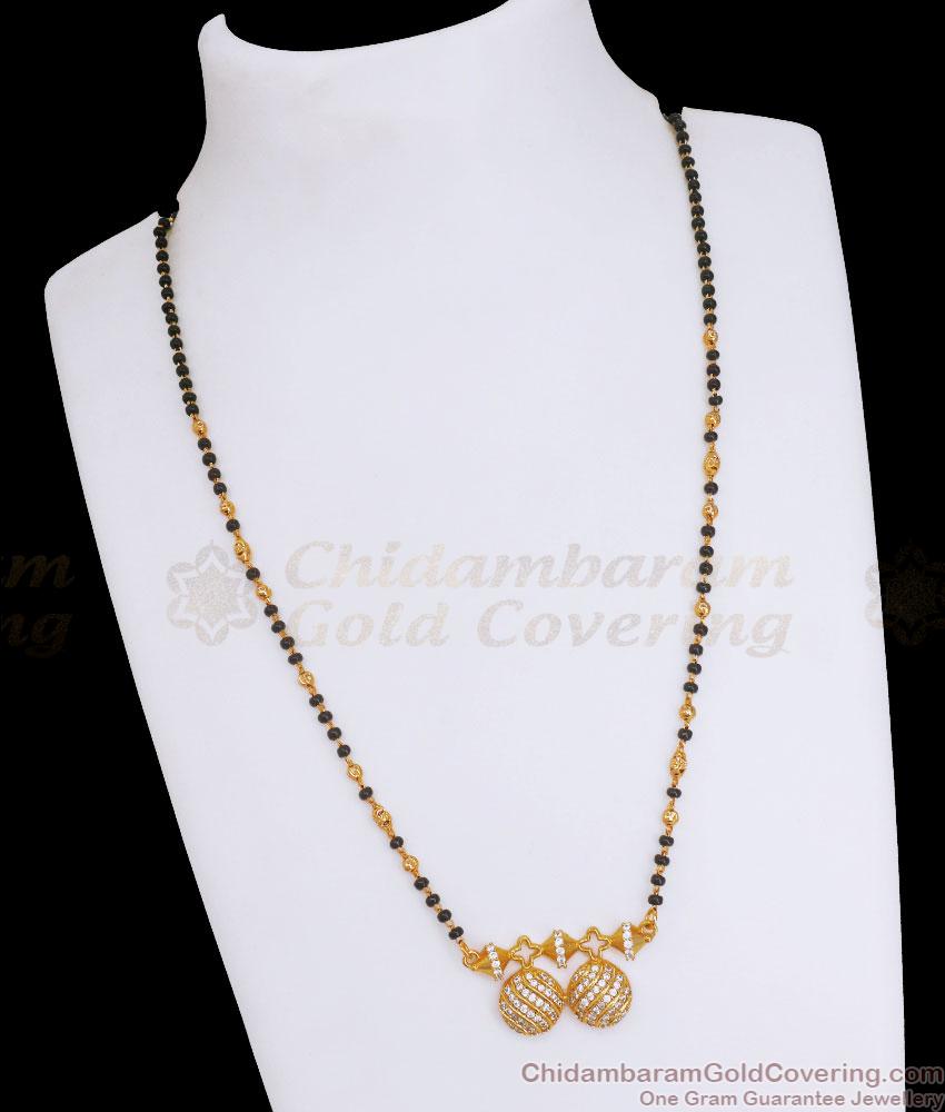 1 Gram Gold Mangalsutra Pendant Chains Shop Online SMDR2129