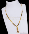 One Gram Gold Mangalsutra Black Beaded Pendant Chain Shop Online SMDR2137