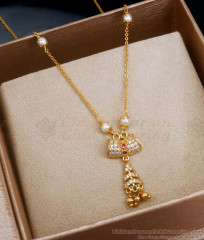 Buy 1 Gram Gold Pearl Necklace Artificial Jewelry SMDR2138 Buy 1 Gram Gold Pearl Necklace Artificial Jewelry SMDR2138