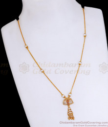 Buy 1 Gram Gold Pearl Necklace Artificial Jewelry SMDR2138