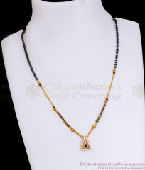 Latest Black Beads Mangalsutra Nallapusalu Collections SMDR2143 Latest Black Beads Mangalsutra Nallapusalu Collections SMDR2143